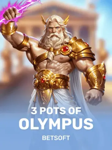 3 Pots of Olympus 3 Pots of Olympus pokie tile in the Ruby Reels lobby